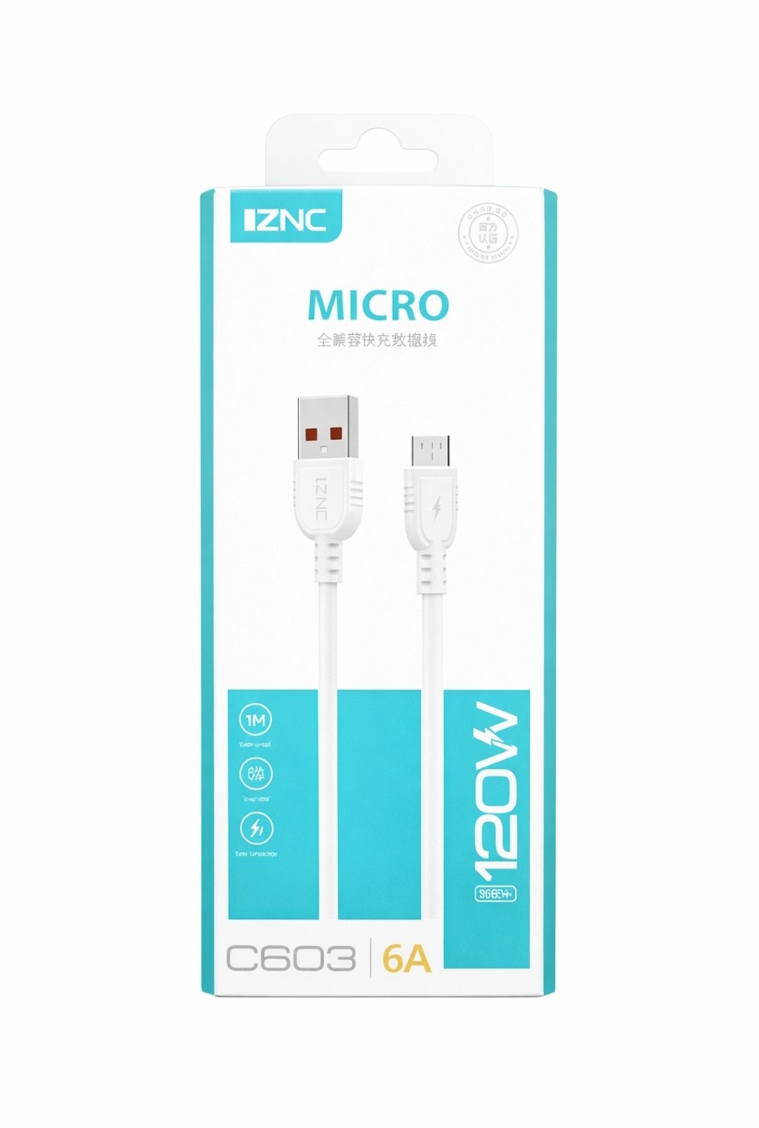 Cable carga Tipo Micro 120W IZNC