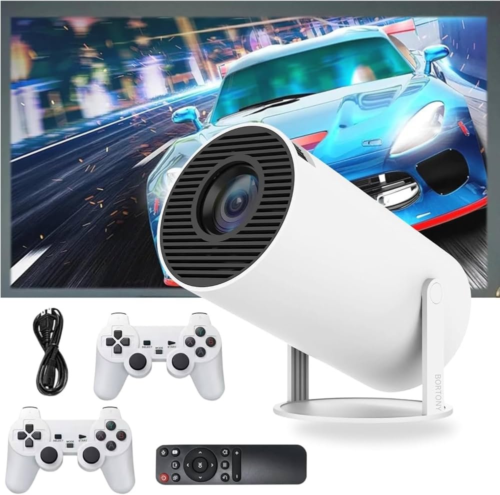 Proyector Gamer Smart + 2 Joystick + Control + 10.000 Juegos