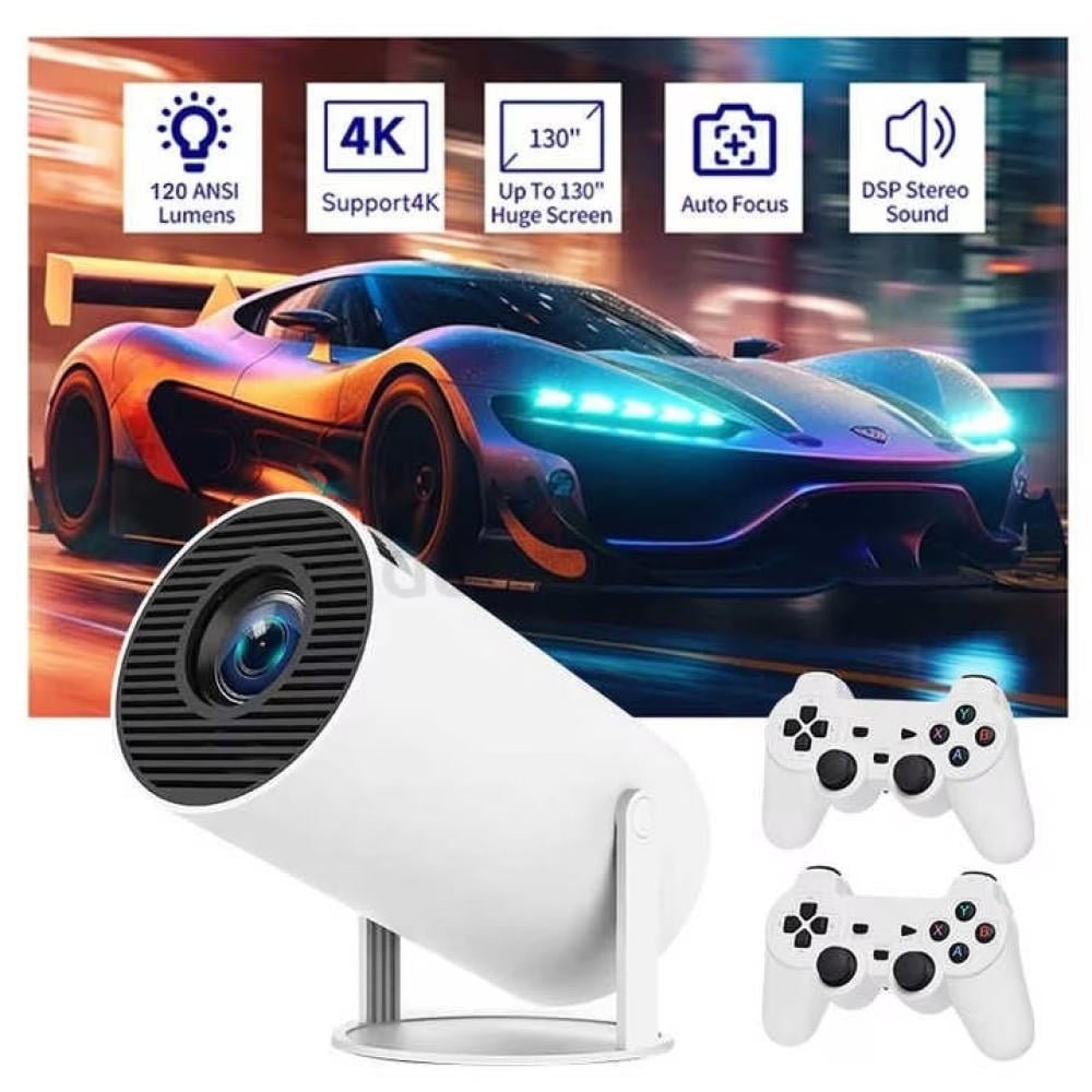 Proyector Gamer Smart + 2 Joystick + Control + 10.000 Juegos
