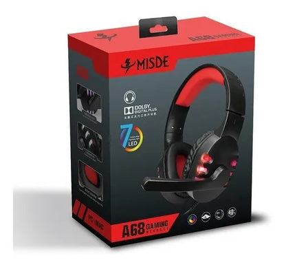 Auricular Gamer A68 RGB