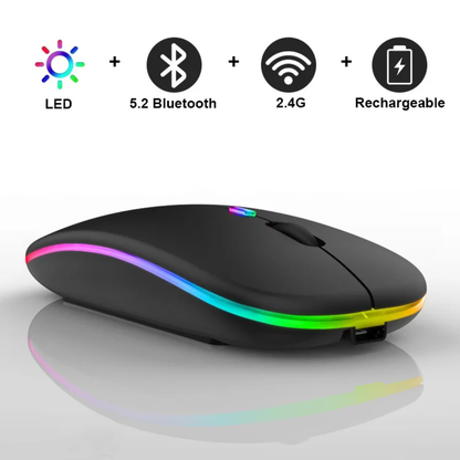 Mouse Gamer RGB Bluetooth
