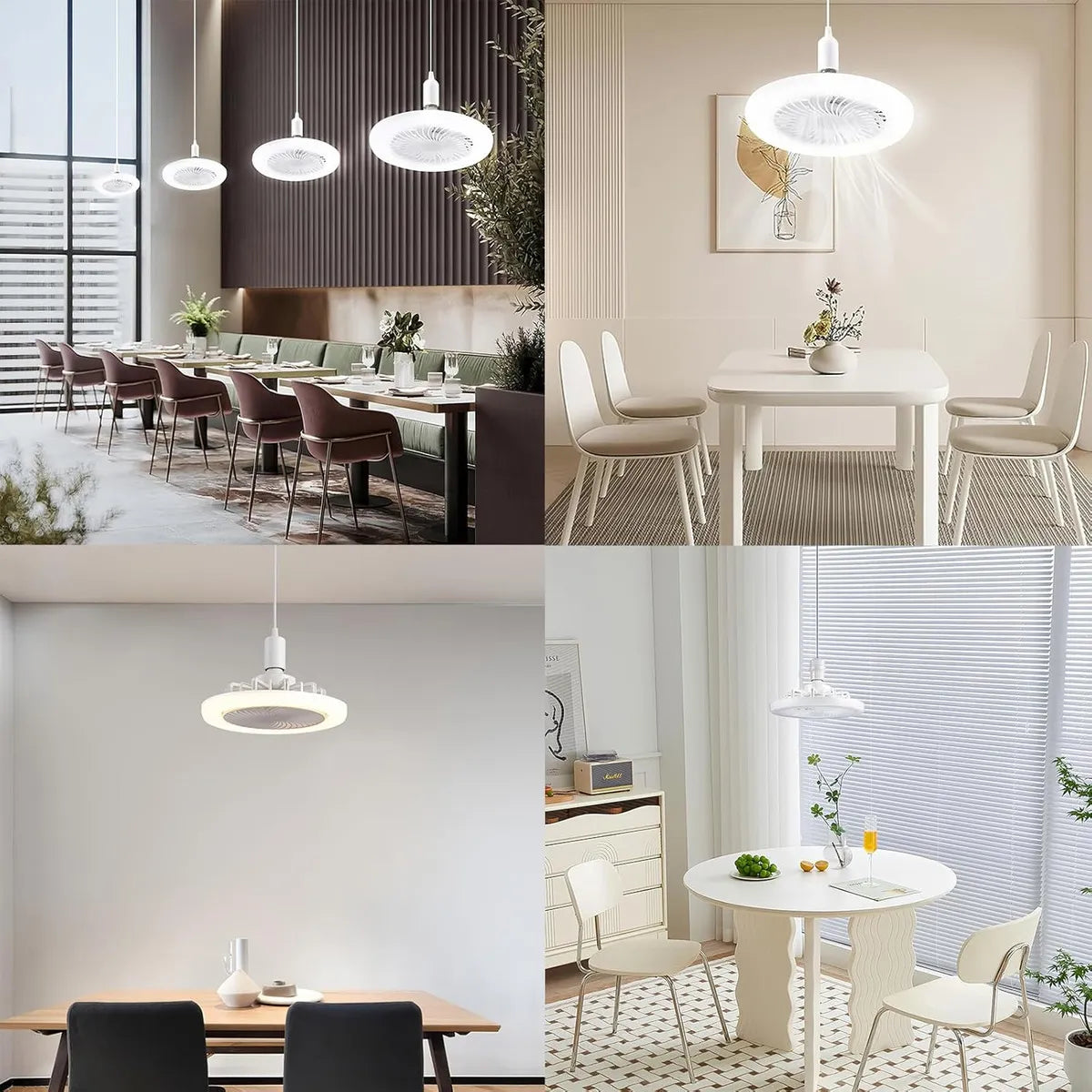 Lampara LED ventilador